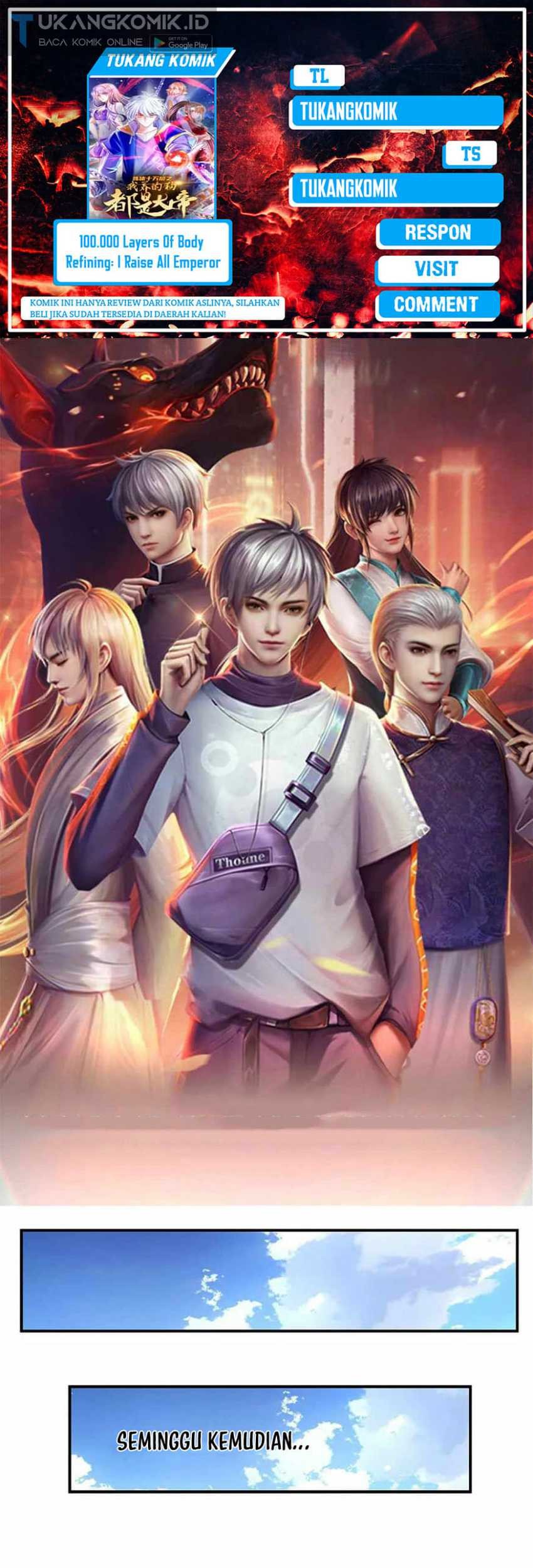 Baca Komik 100.000 Layers Of Body Refining: I Raise All Emperor Chapter 201 Gambar 1