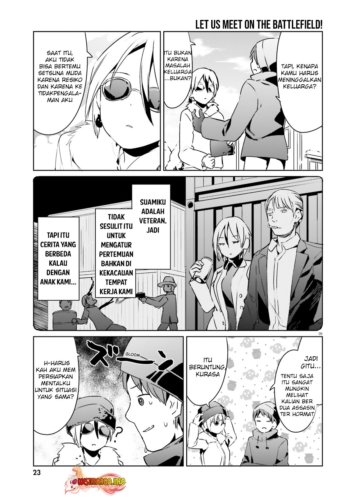 Haikei… Koroshiya-san to Kekkon Shimashita Chapter 22 Gambar 11