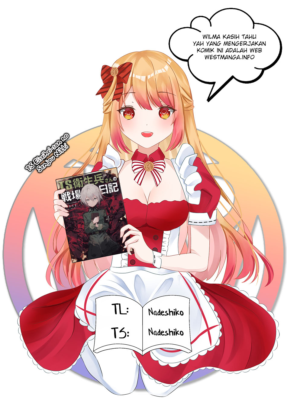 Baca Komik TS Eiseihei-san no Senjou Nikki Chapter 03.3 Gambar 1