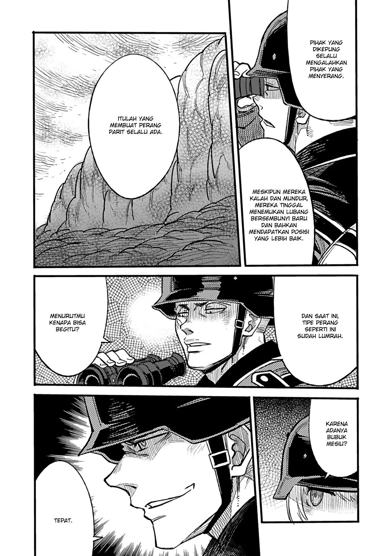 Baca  TS Eiseihei-san no Senjou Nikki Chapter 03.2 Gambar 2