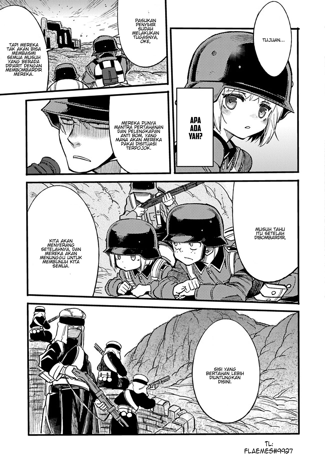 TS Eiseihei-san no Senjou Nikki Chapter 03.1 Gambar 10