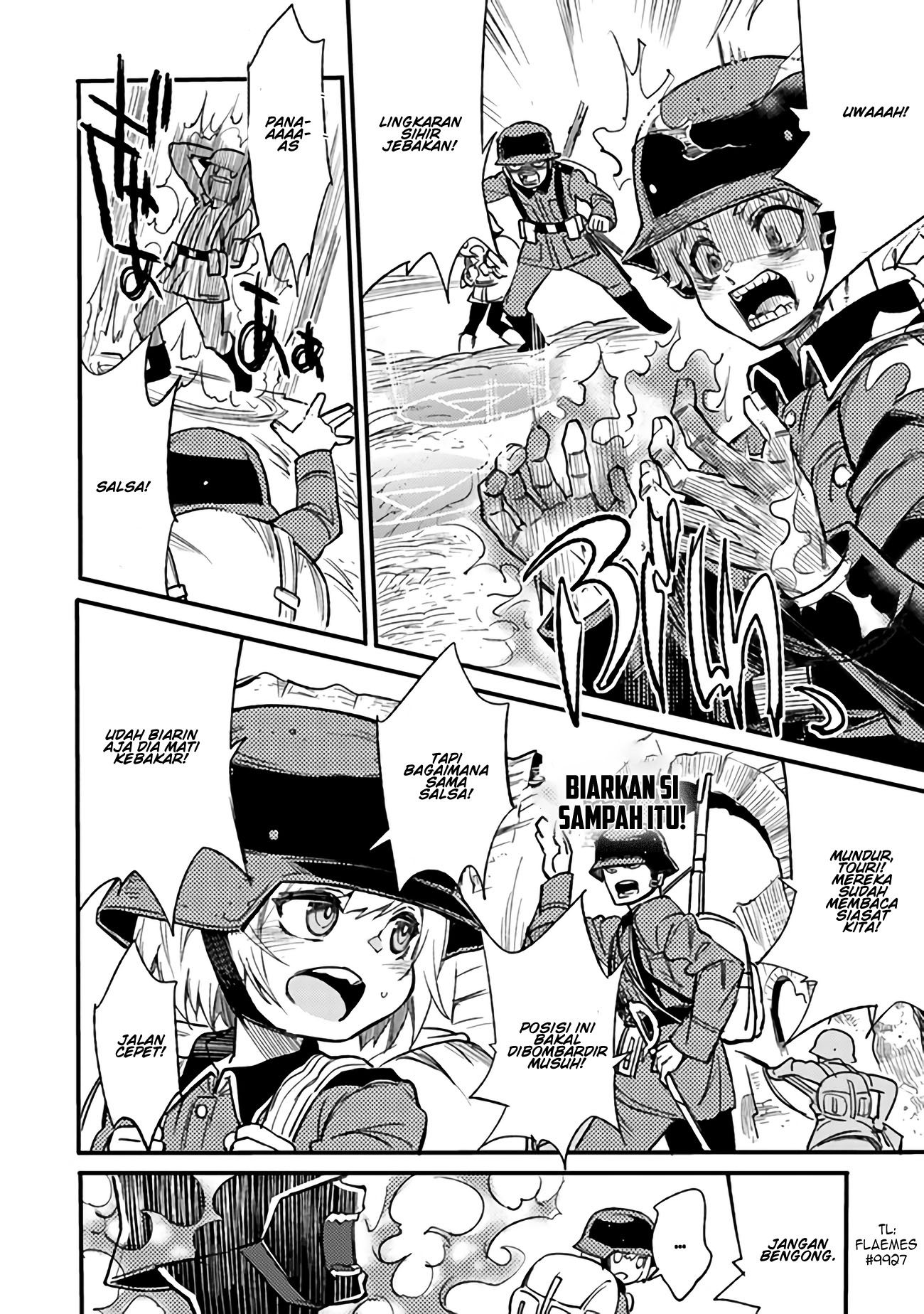 TS Eiseihei-san no Senjou Nikki Chapter 02.1 Gambar 11