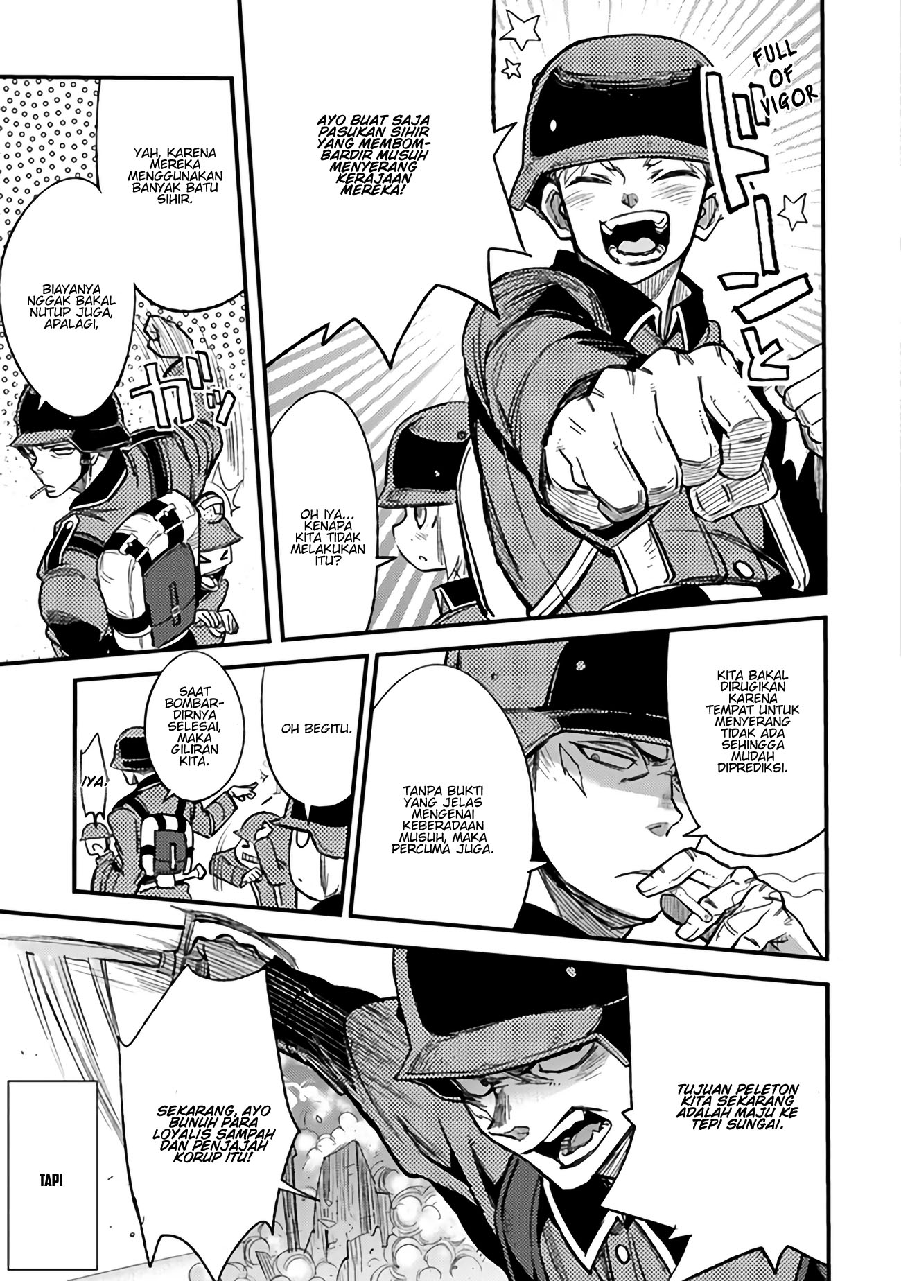 TS Eiseihei-san no Senjou Nikki Chapter 02.1 Gambar 8