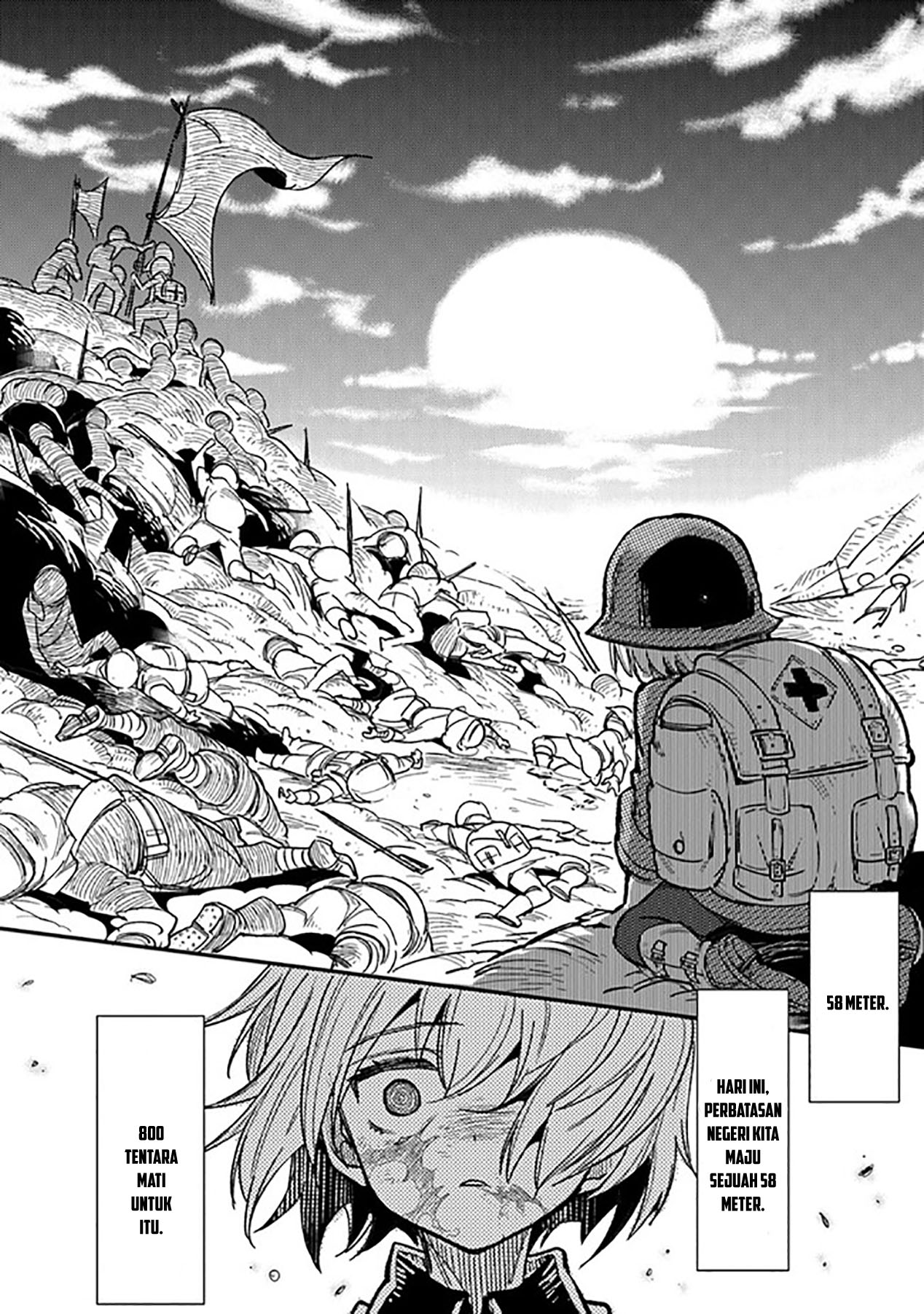 TS Eiseihei-san no Senjou Nikki Chapter 01 Gambar 16