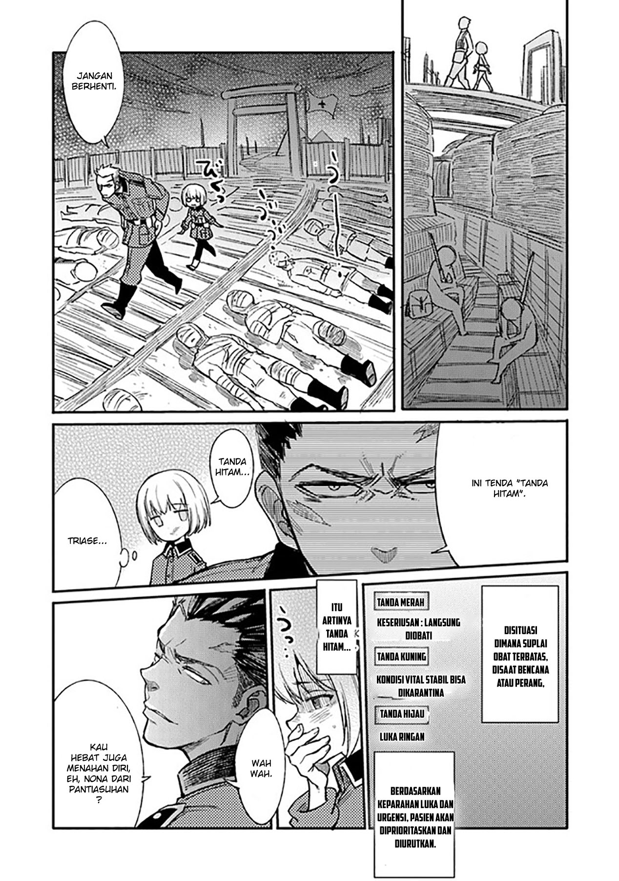 TS Eiseihei-san no Senjou Nikki Chapter 01 Gambar 22