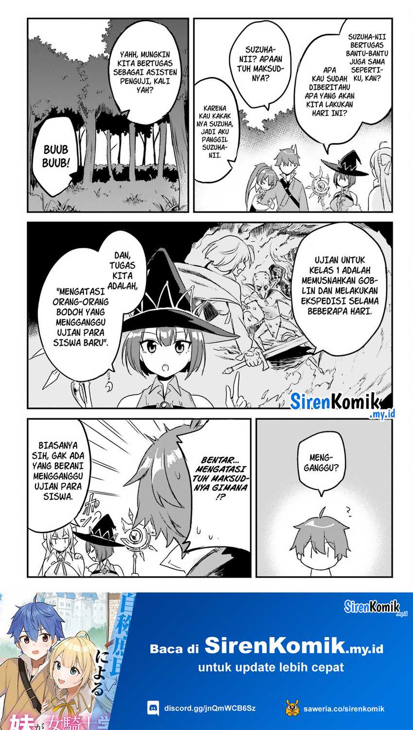 Imouto ga Onna Kishi Gakuen ni Nyuugaku Shitara Naze ka Kyuukoku no Eiyuu ni narimashita. Boku ga. Chapter 02 Gambar 31