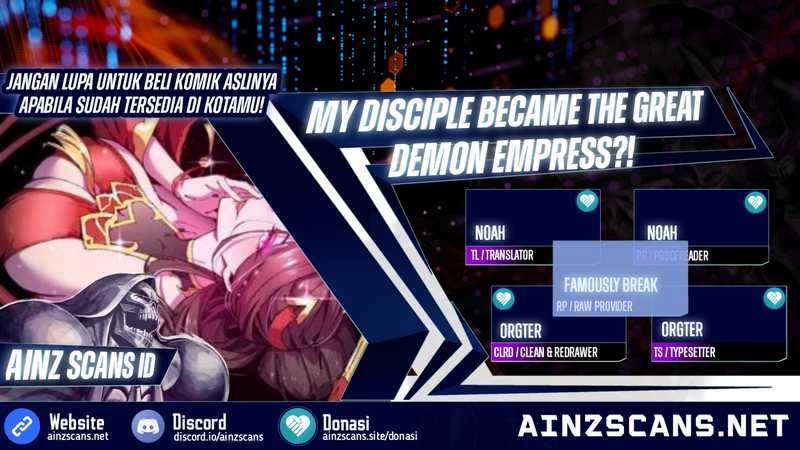 Baca Komik My Disciple Became The Great Demon Empress?! Chapter 03 Gambar 1