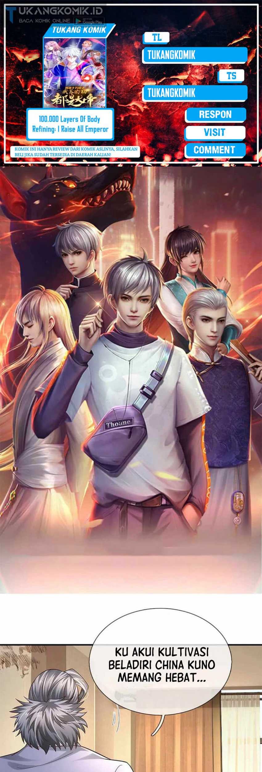 Baca Komik 100.000 Layers Of Body Refining: I Raise All Emperor Chapter 208 Gambar 1