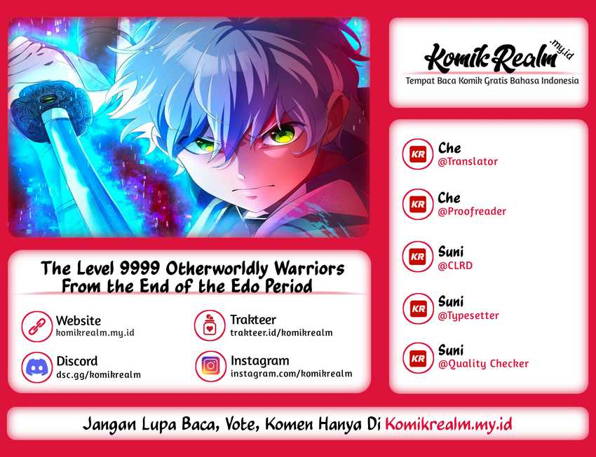 Baca Komik The Level 9999 Otherworldly Warriors From the End of the Edo Period Chapter 1 Gambar 1