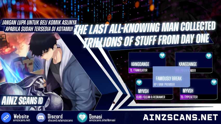 Baca Komik The Last All-Knowing Man Collected Trillions of Stuff from Day One Chapter 03 Gambar 1