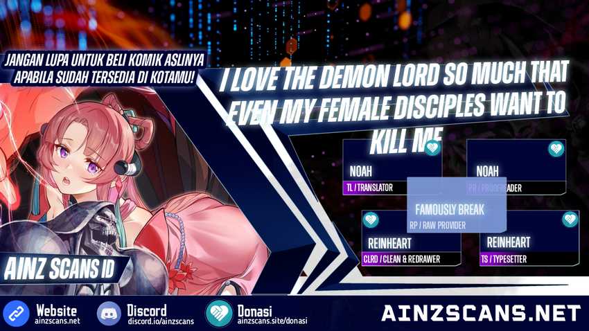 Baca Komik I Love the Demon Lord So Much That Even My Female Disciples Want to Kill Me Chapter 04 Gambar 1