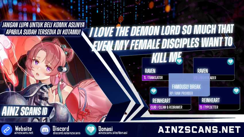 Baca Komik I Love the Demon Lord So Much That Even My Female Disciples Want to Kill Me Chapter 03 Gambar 1