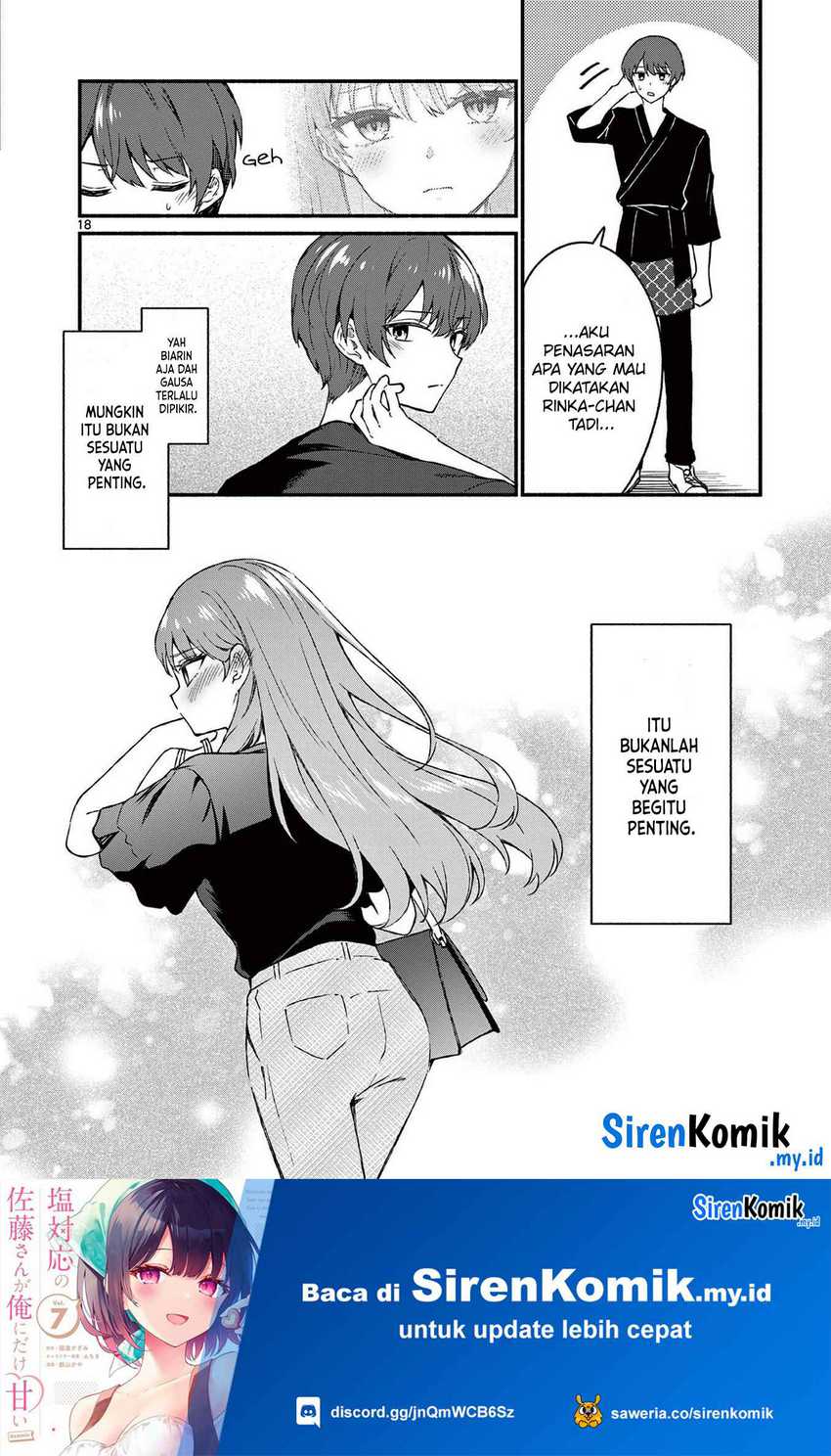 Shiotaiou no Sato-san ga Ore ni dake Amai Chapter 43 Gambar 19