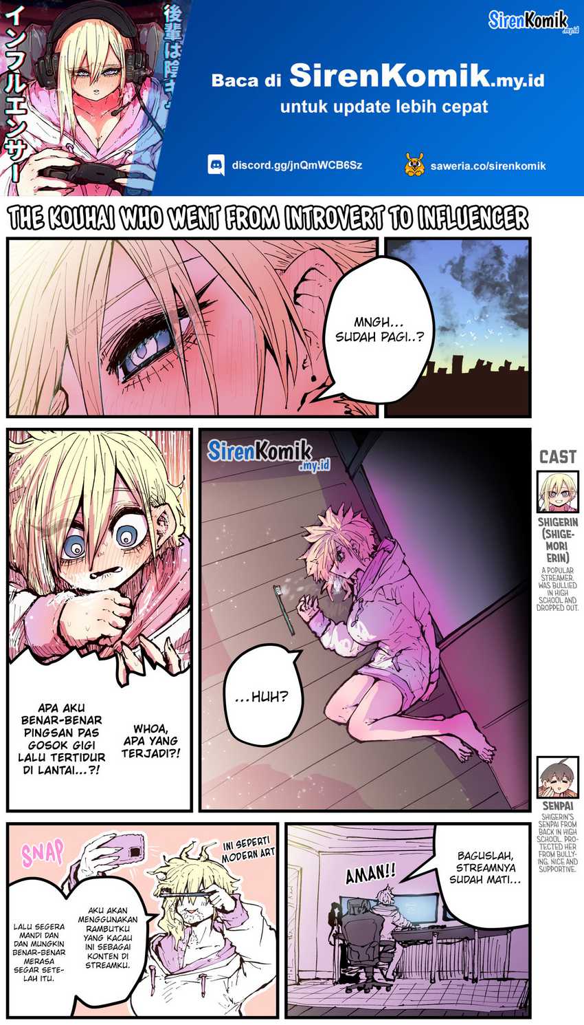 Baca Kouhai wa Inkya Agari no Infuruensaa Chapter 04 Gambar 2