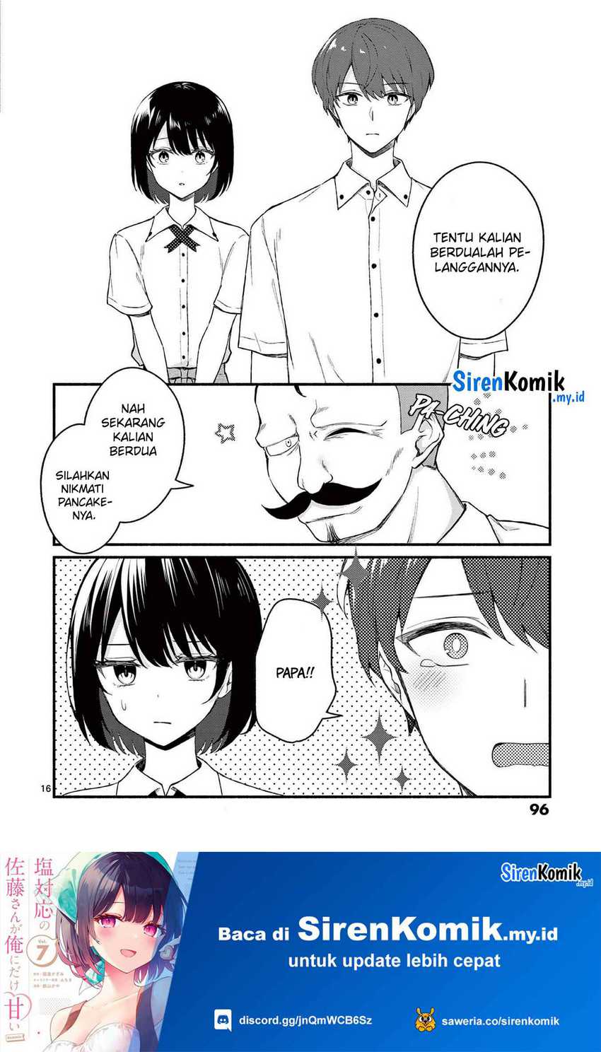 Shiotaiou no Sato-san ga Ore ni dake Amai Chapter 44 Gambar 17
