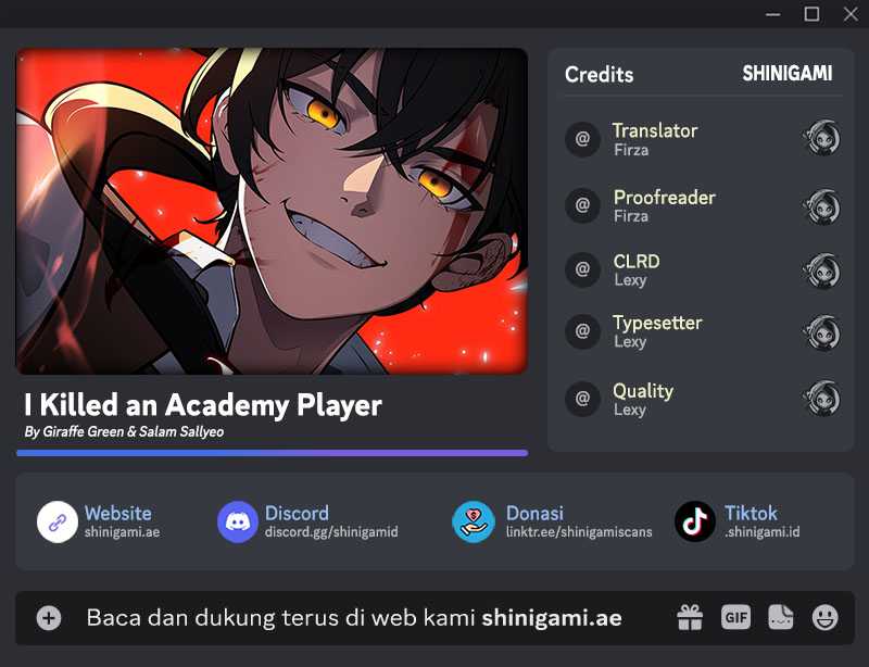 Baca Komik I Killed An Academy Player Chapter 07 Gambar 1