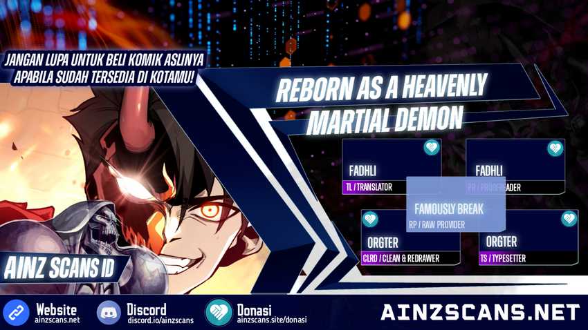 Baca Komik Reborn as a Heavenly Martial Demon Chapter 05 Gambar 1