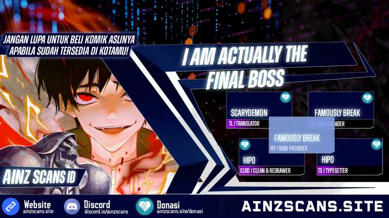 Baca Komik I’m Actually The Final Boss Chapter 08 Gambar 1