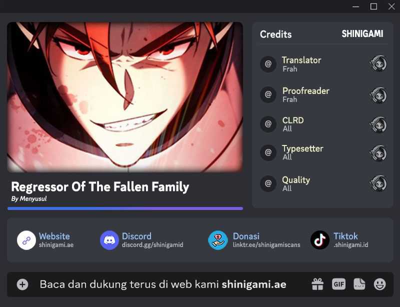 Baca Komik Regressor Of The Fallen Family Chapter 02 Gambar 1