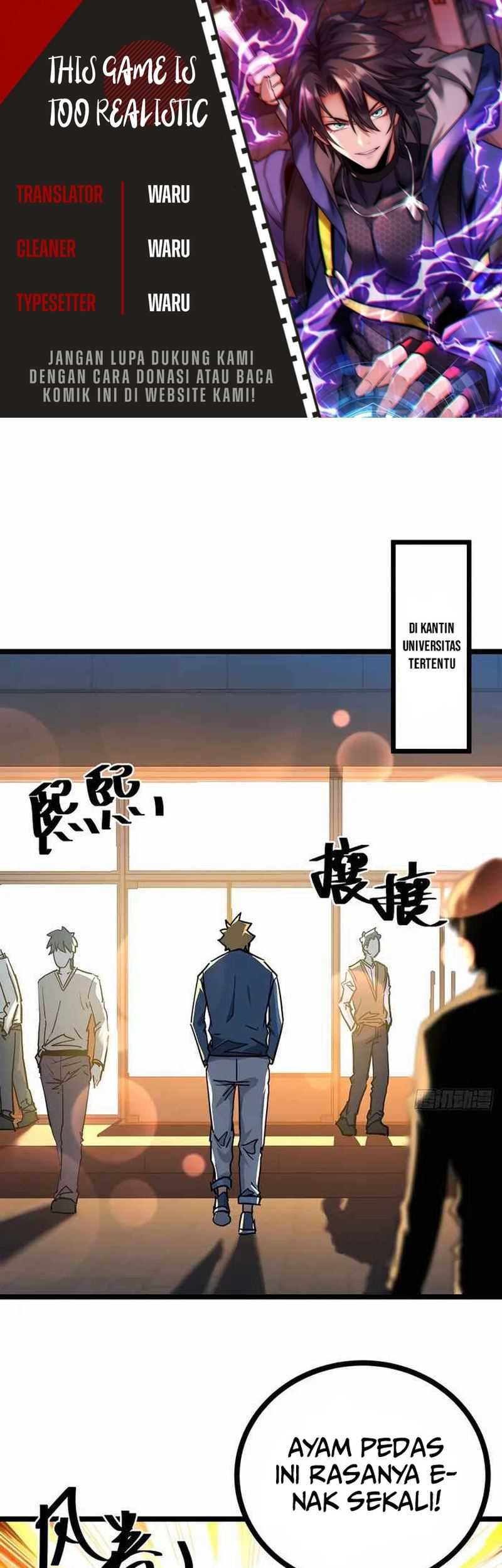 Baca Komik This Game Is Too Realistic Chapter 03 Gambar 1
