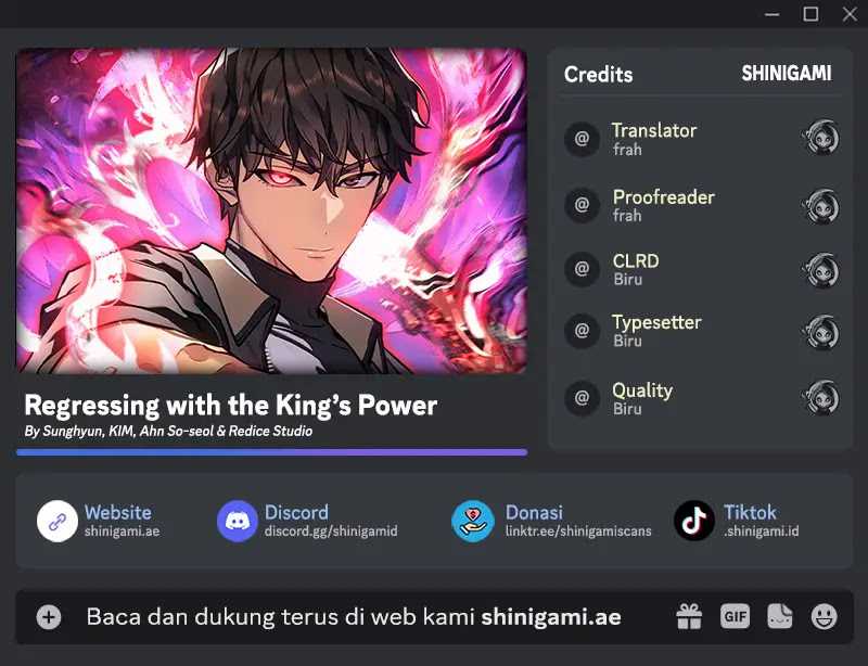 Baca Komik Regressing With The King’s Power Chapter 27 Gambar 1
