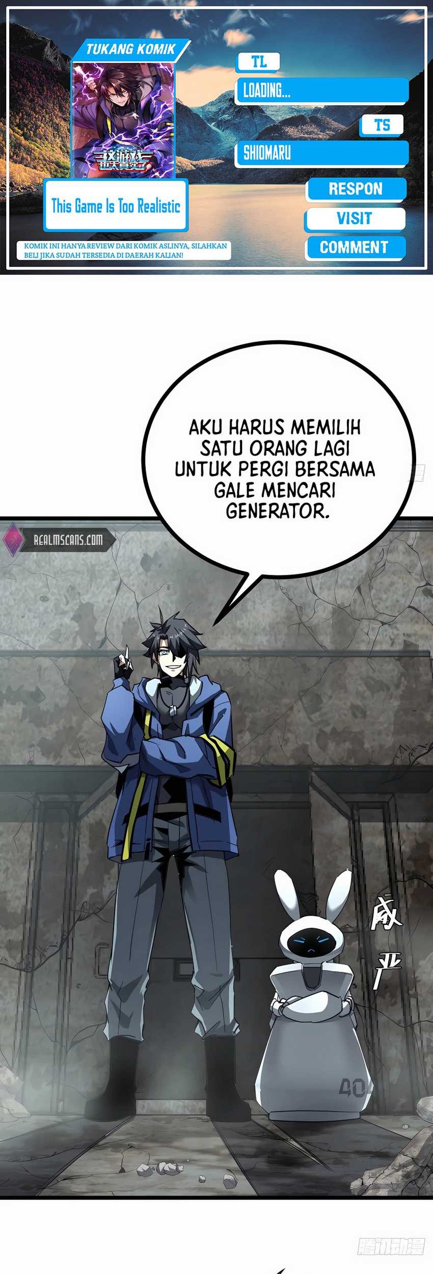 Baca Komik This Game Is Too Realistic Chapter 11 Gambar 1