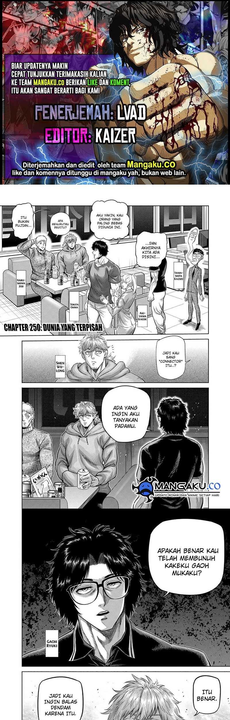 Baca Komik Kengan Omega Chapter 250 Gambar 1