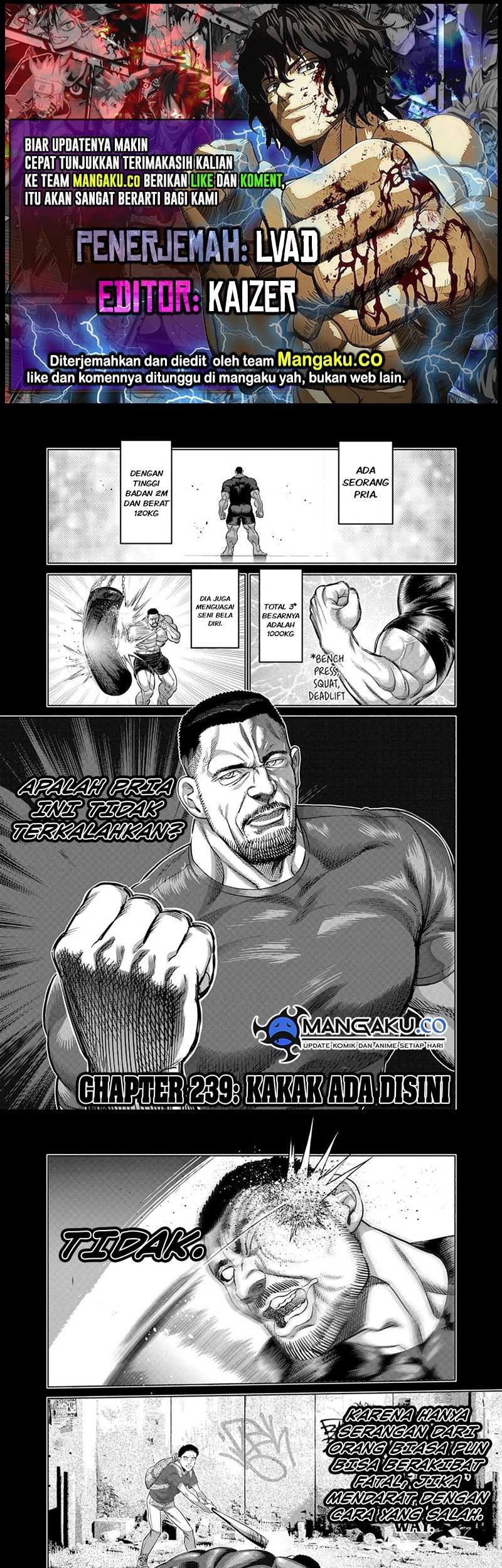 Baca Komik Kengan Omega Chapter 239 Gambar 1