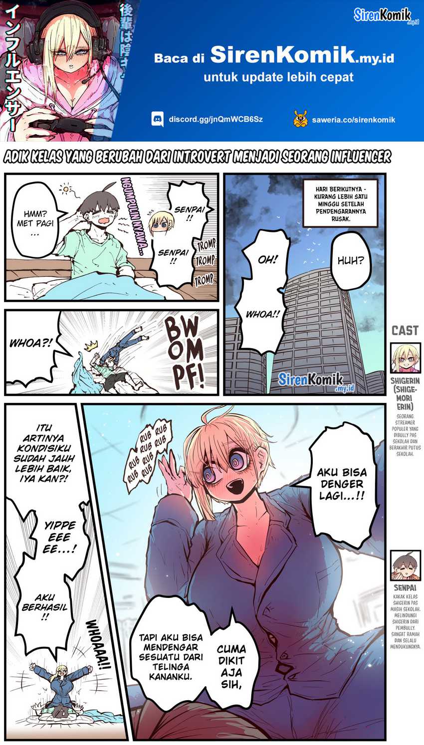 Baca Kouhai wa Inkya Agari no Infuruensaa Chapter 06 Gambar 2