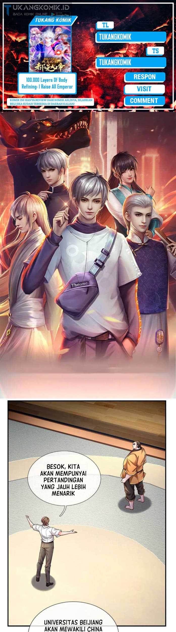 Baca Komik 100.000 Layers Of Body Refining: I Raise All Emperor Chapter 211 Gambar 1
