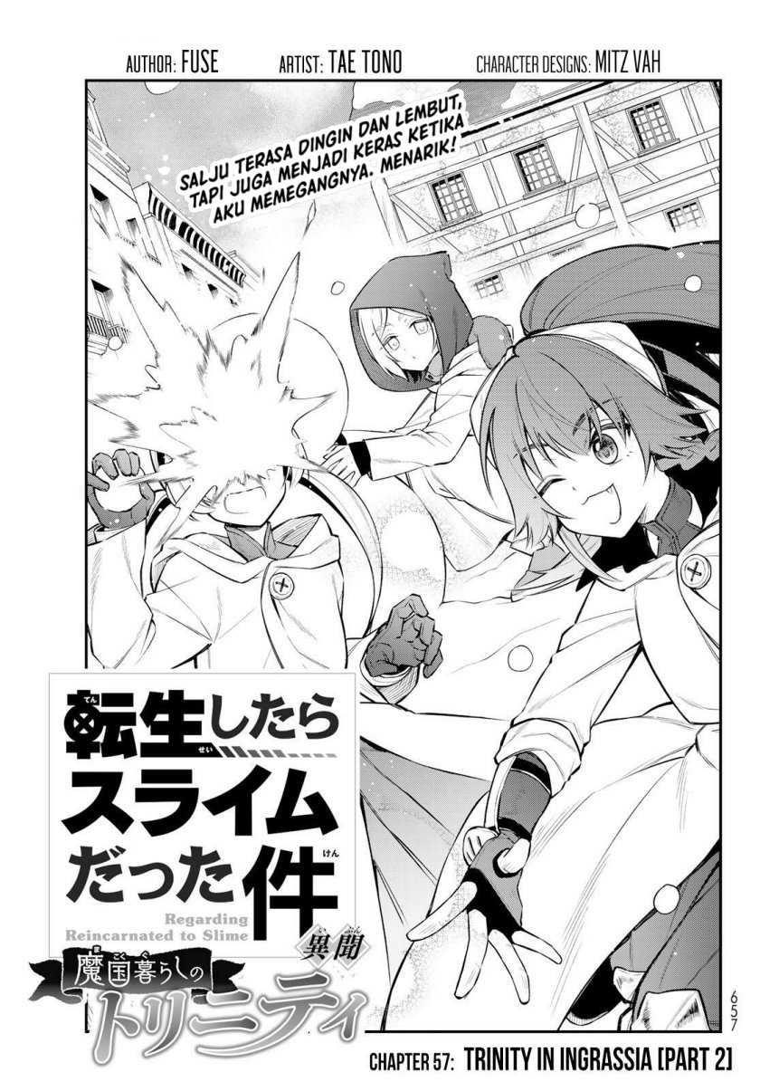 Baca Tensei Shitara Slime Datta Ken Ibun: Makoku Gurashi no Trinity Chapter 57 Gambar 2