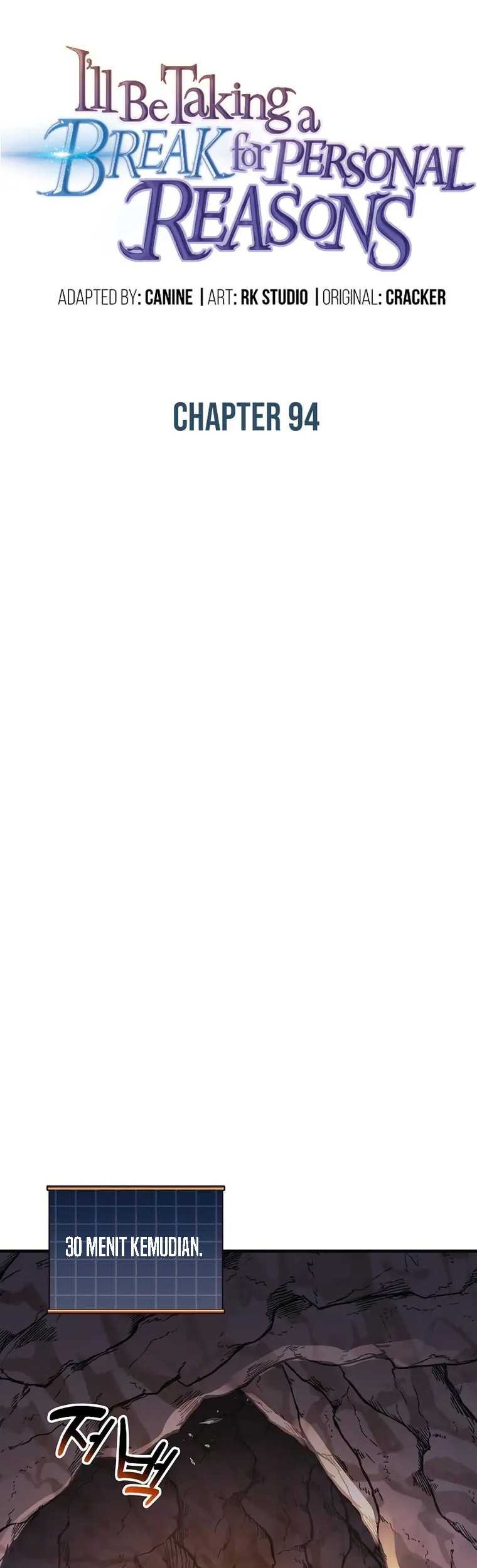 I’ll be Taking a Break for Personal Reasons Chapter 94 Gambar 22