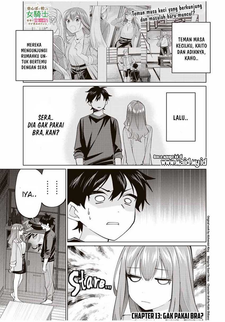 Tanbo de Hirotta Onna Kishi, Inaka de Ore no Yome da to Omowareteiru Chapter 13 Gambar 3
