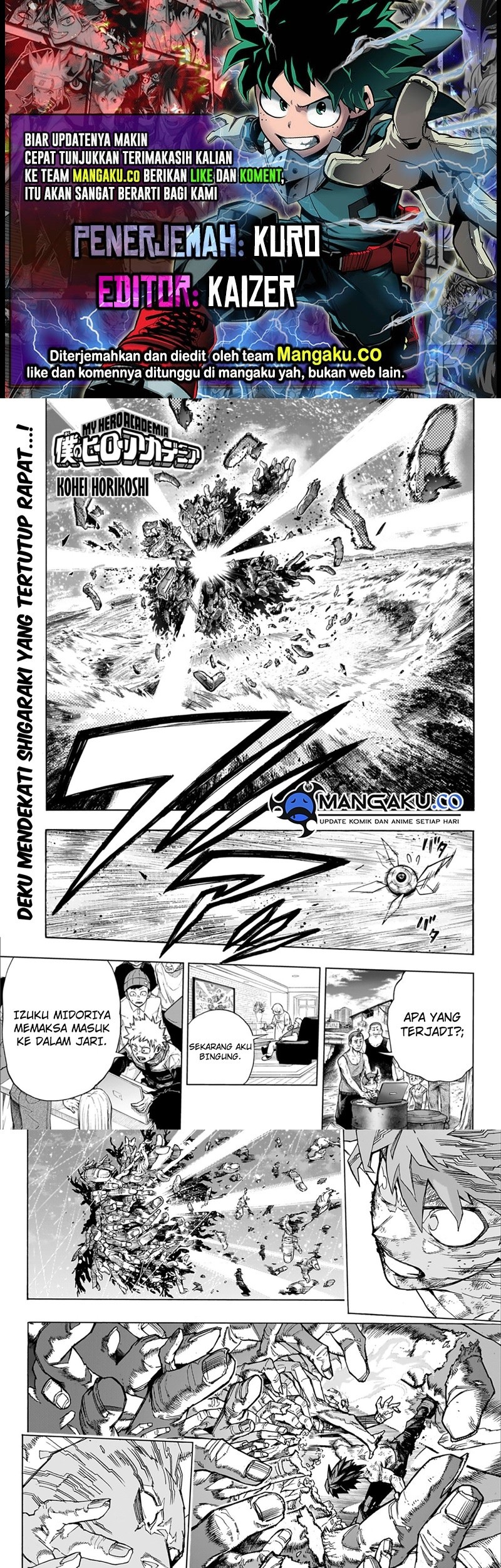 Baca Komik Boku no Hero Academia Chapter 417 Gambar 1