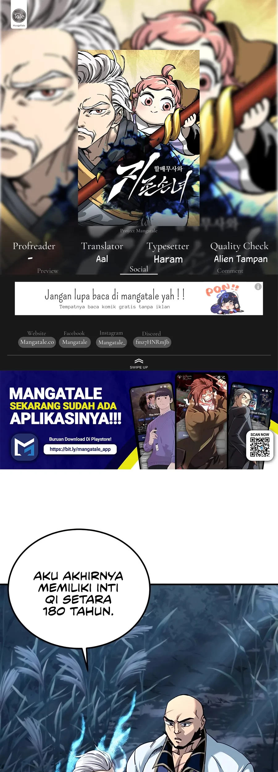 Baca Komik Warrior Grandpa and Supreme Granddaughter Chapter 32 Gambar 1