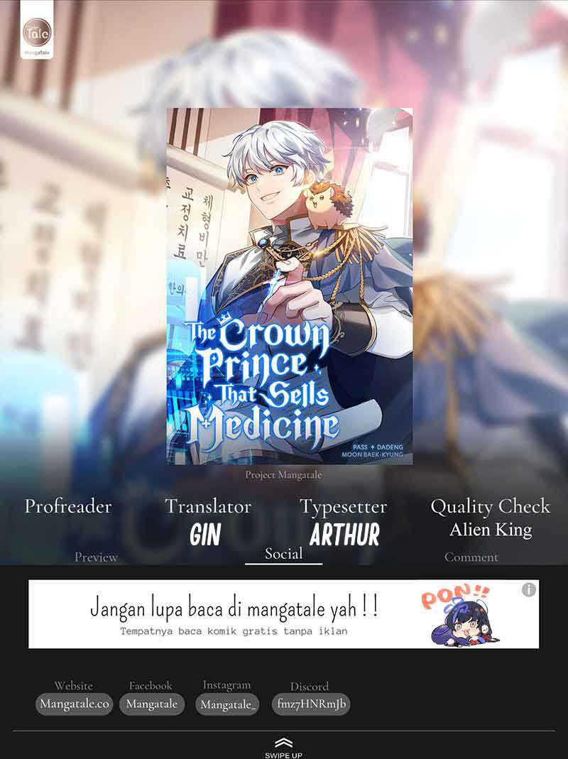 Baca Komik The Crown Prince That Sells Medicine Chapter 21 Gambar 1