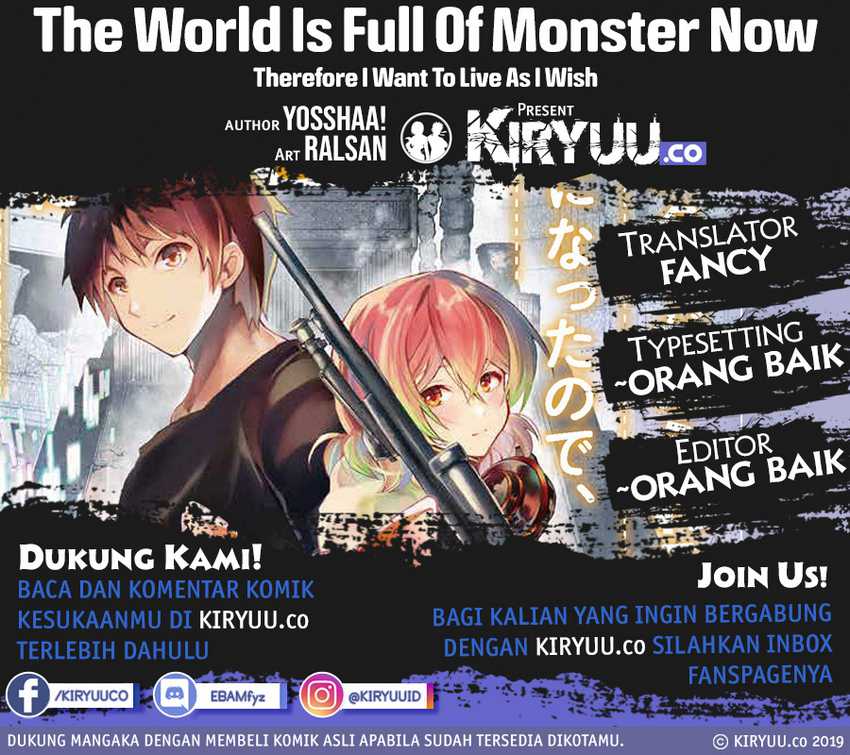 Baca Komik The World is Full of Monsters Now, Therefor I Want to Live as I Wish Chapter 14 Gambar 1