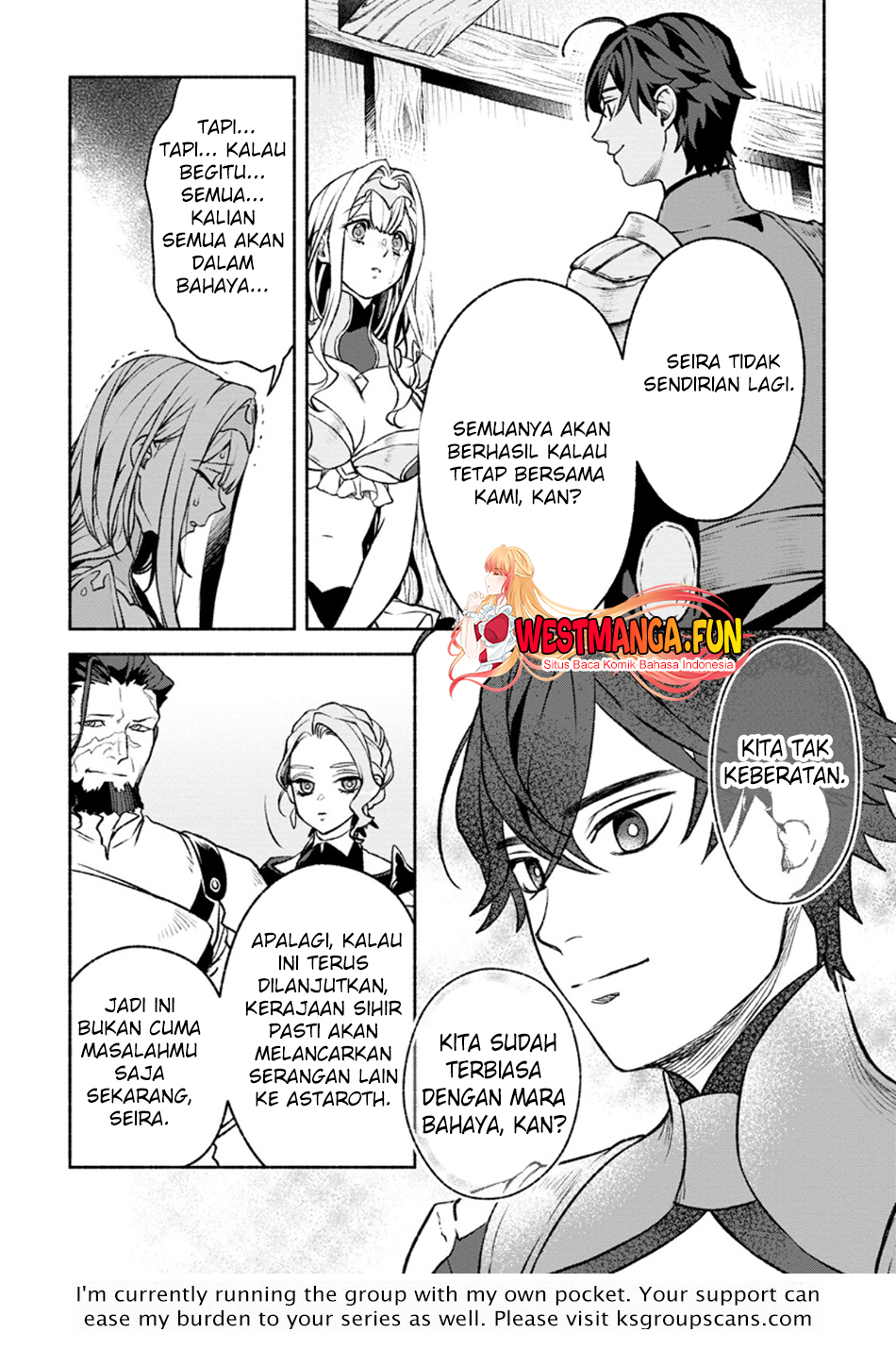 Sono Monban, Saikyou Nitsuki: Tsuihou Sareta Bougyo Ryoku 9999 no Senshi, Outo no Monban Toshite Musou Suru Chapter 28.1 Gambar 18