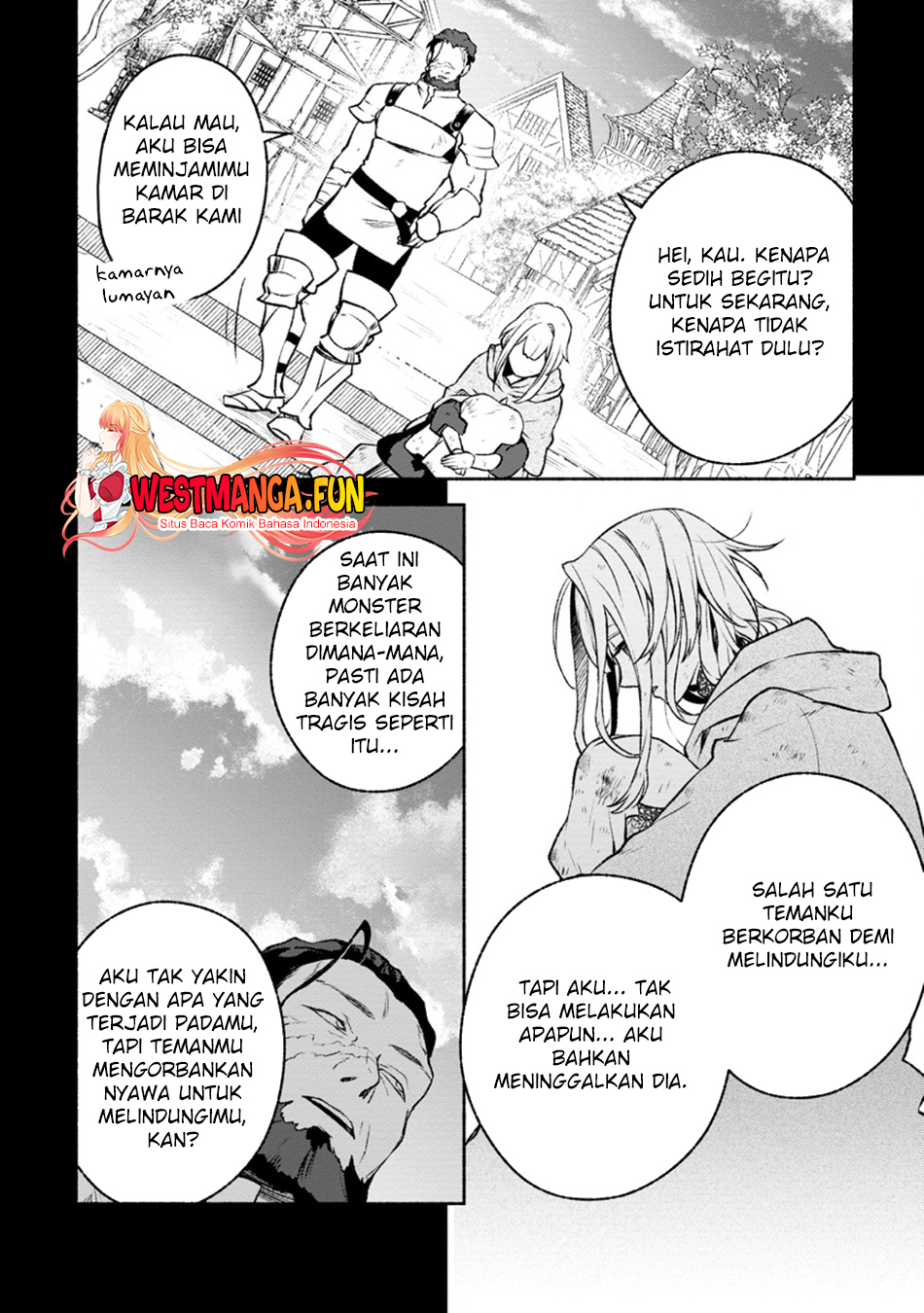 Sono Monban, Saikyou Nitsuki: Tsuihou Sareta Bougyo Ryoku 9999 no Senshi, Outo no Monban Toshite Musou Suru Chapter 28.1 Gambar 6