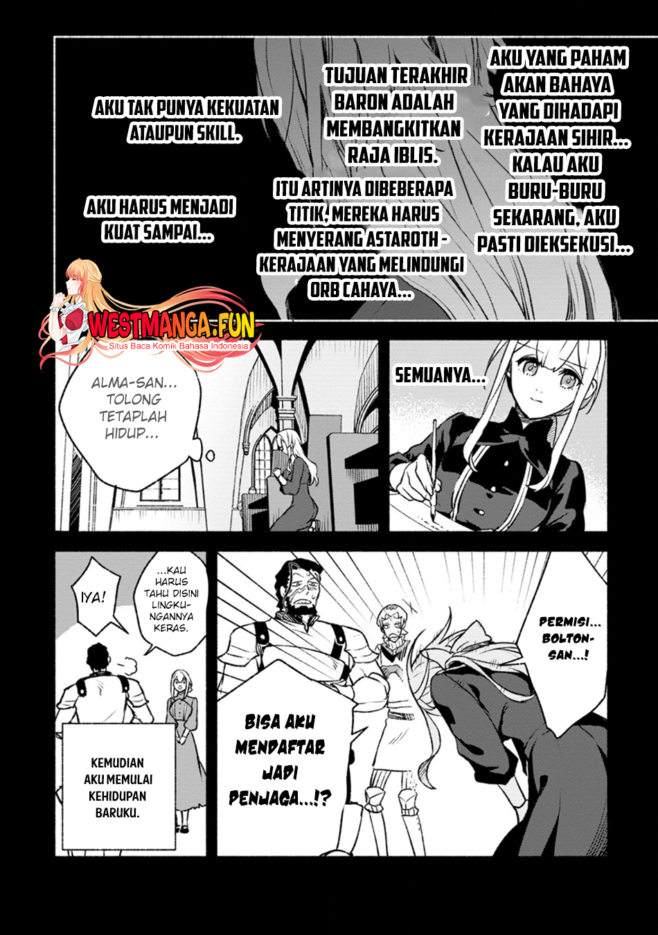 Sono Monban, Saikyou Nitsuki: Tsuihou Sareta Bougyo Ryoku 9999 no Senshi, Outo no Monban Toshite Musou Suru Chapter 28.1 Gambar 8