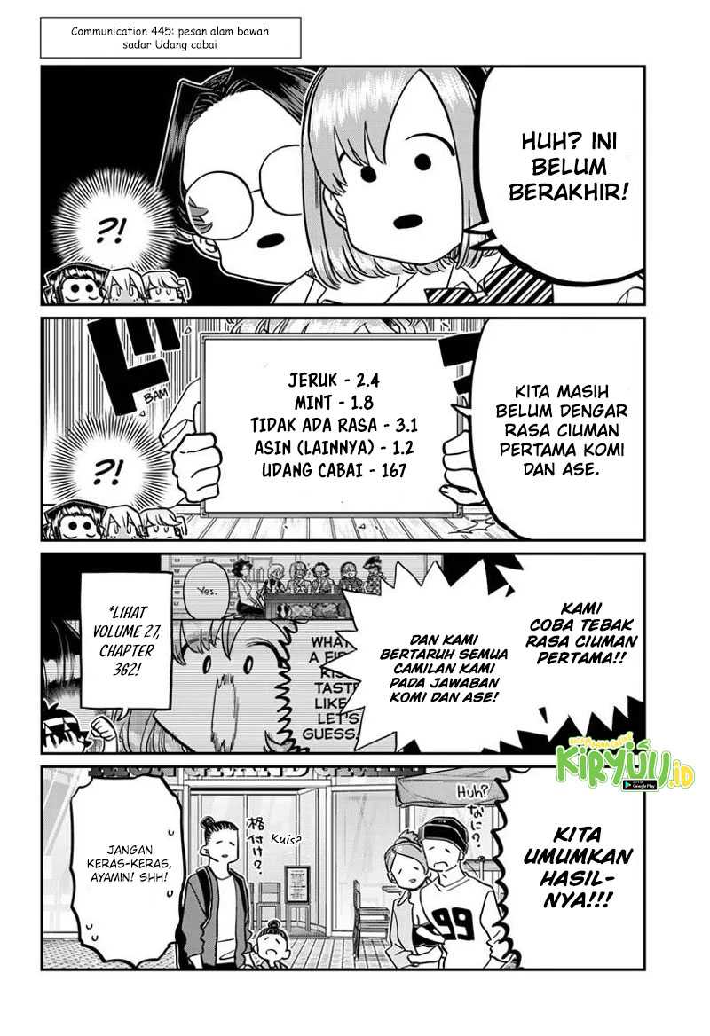 Baca Komi-san wa Komyushou Desu Chapter 445 Gambar 2