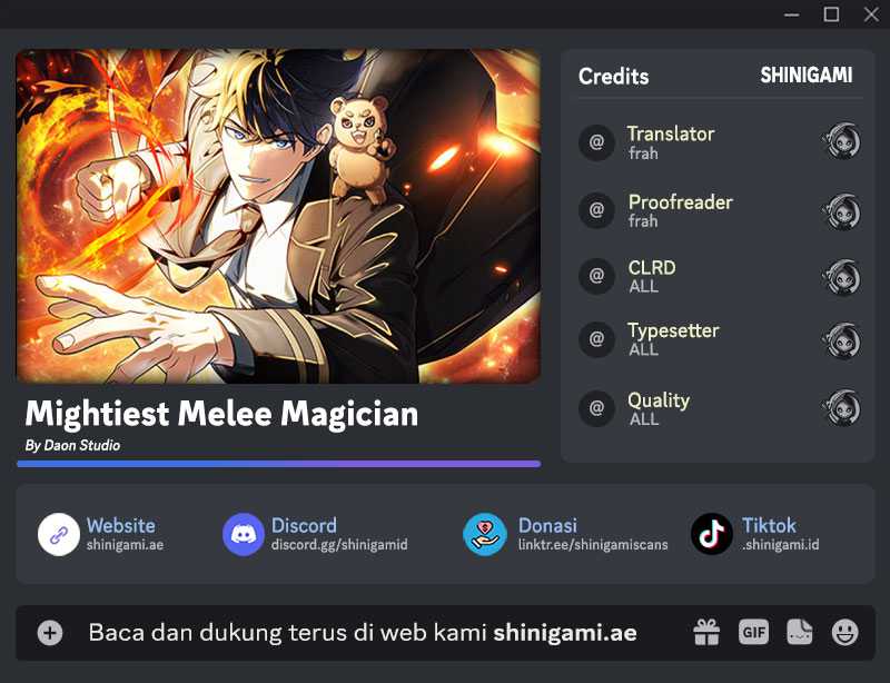 Baca Komik Mightiest Melee Magician Chapter 02 Gambar 1