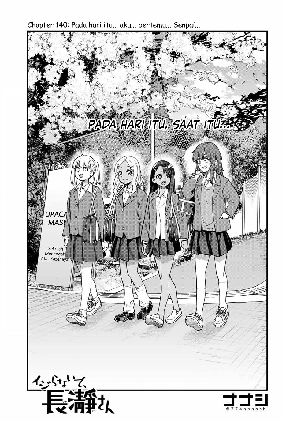 Baca Ijiranaide, Nagatoro-san Chapter 140 Gambar 2