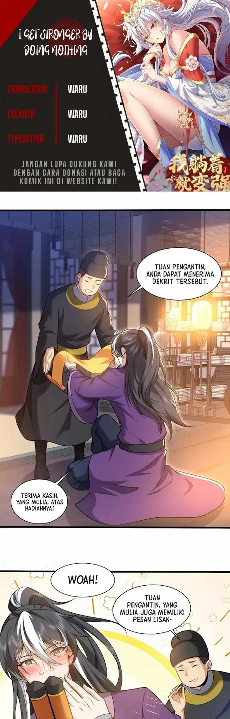 Baca Komik I Get Stronger By Doing Nothing Chapter 19 Gambar 1