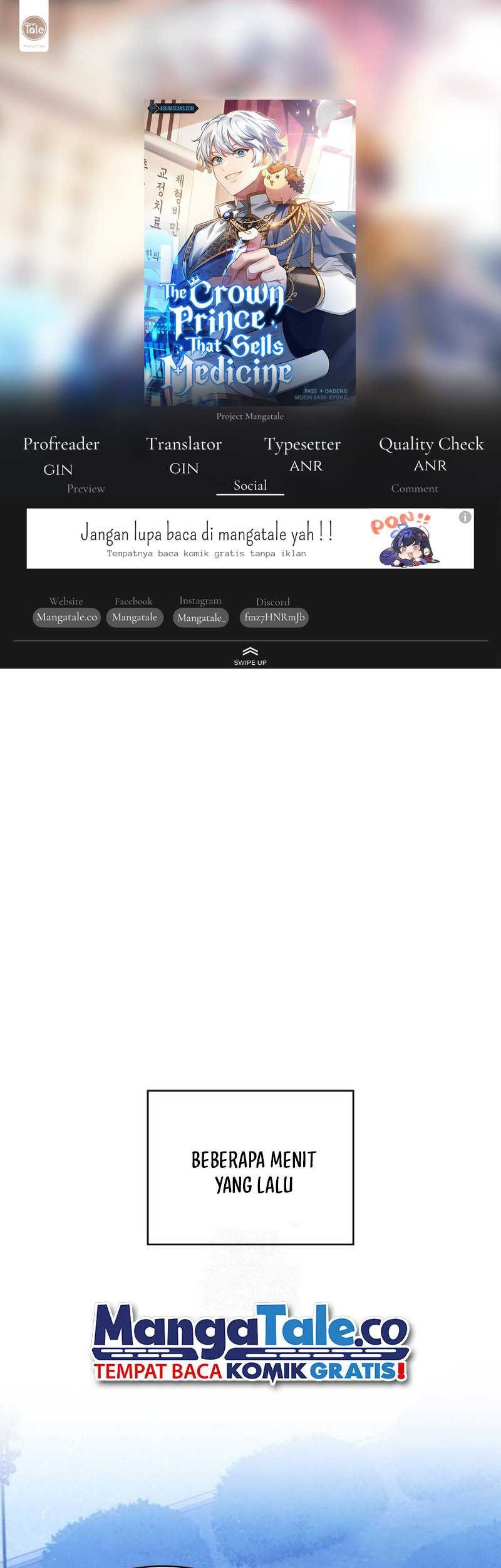 Baca Komik The Crown Prince That Sells Medicine Chapter 22 Gambar 1