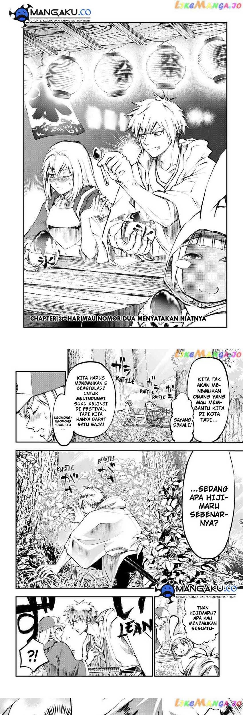 Baca Komik Juushin No Katana Chapter 03.1 Gambar 1