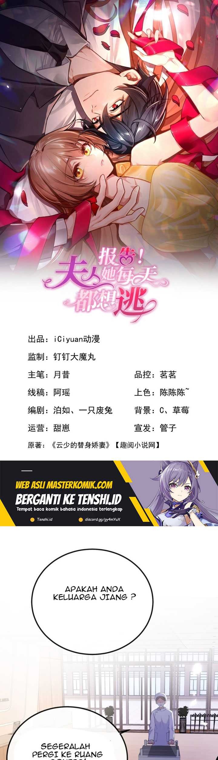 Baca Manhua Report! Madam, She Wants to Escape Every Day Chapter 11 Gambar 2