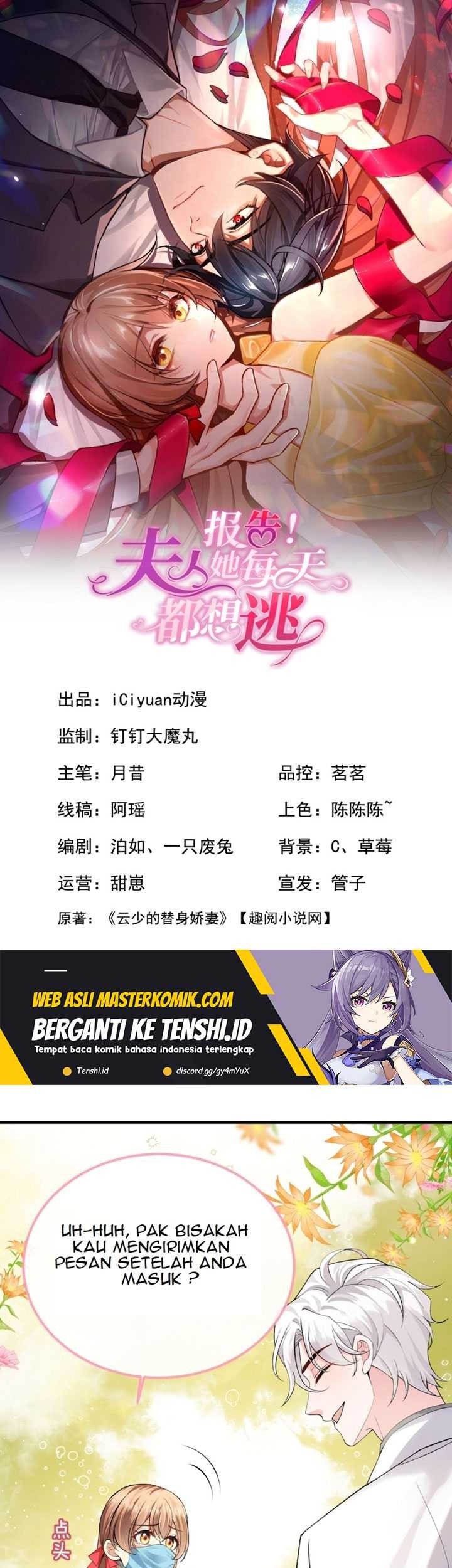 Baca Manhua Report! Madam, She Wants to Escape Every Day Chapter 07 Gambar 2