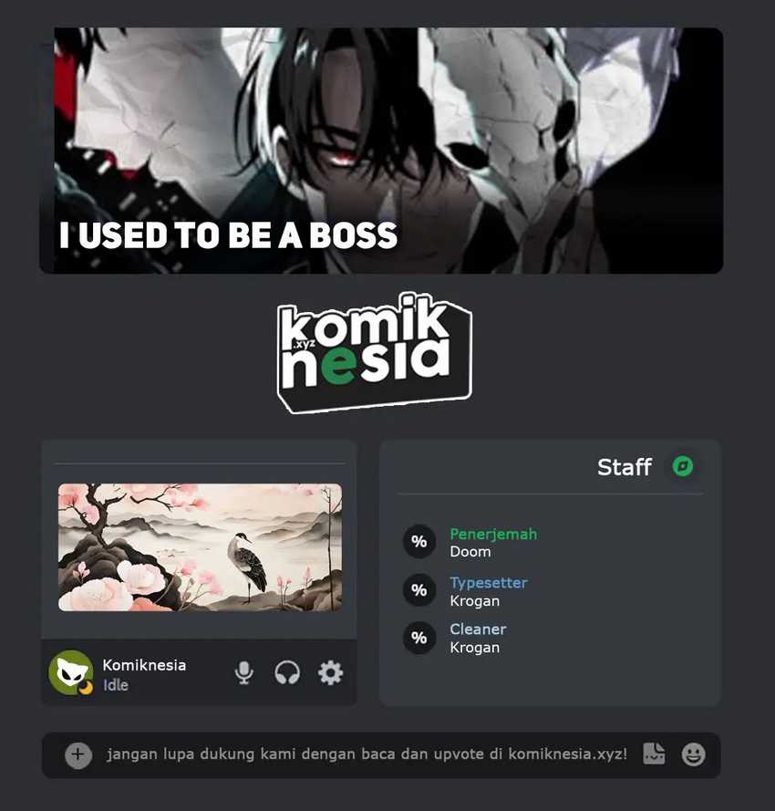 Baca Komik I Used To Be The Boss Chapter 74 Gambar 1