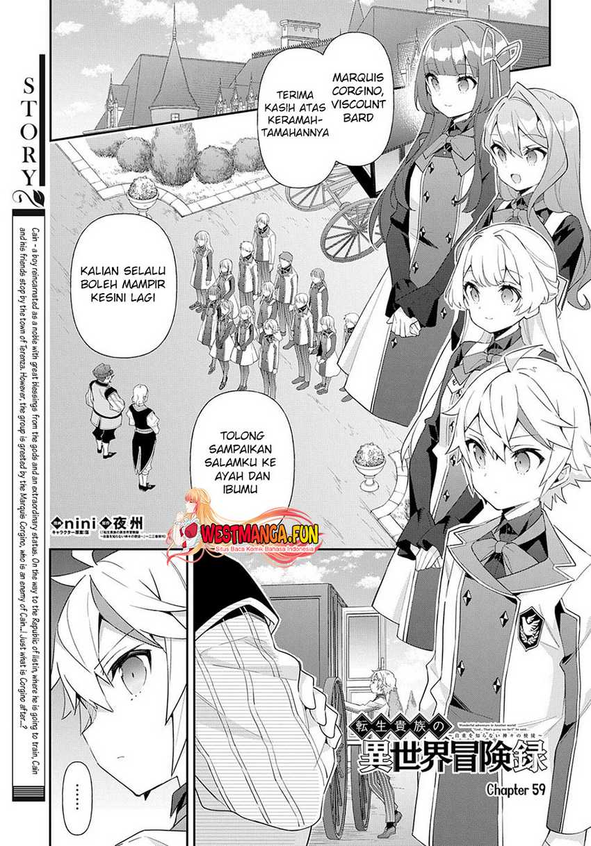 Baca Tensei Kizoku no Isekai Boukenroku ~Jichou wo Shiranai Kamigami no Shit Chapter 59 Gambar 2